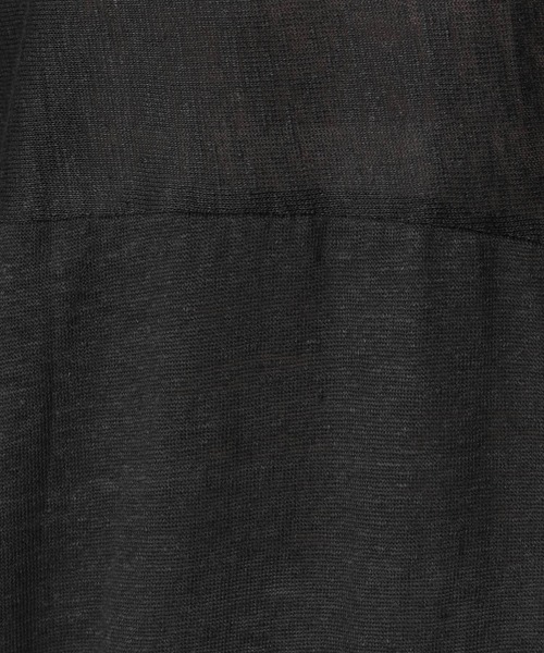 studio CLIP（スタディオクリップ）の「《Natural by studio CLIP》リネン100％ＢＩＧワンピース（ワンピース・レディース・ブラック/カーキ・FREE）」の11枚目の写真