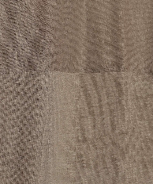 studio CLIP（スタディオクリップ）の「《Natural by studio CLIP》リネン100％ＢＩＧワンピース（ワンピース・レディース・ブラック/カーキ・FREE）」の13枚目の写真