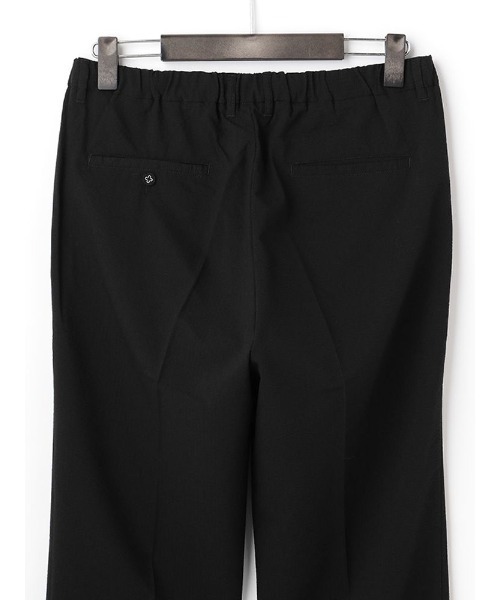 スーパーストレッチパンツシアサッカーネイビー/ブラック