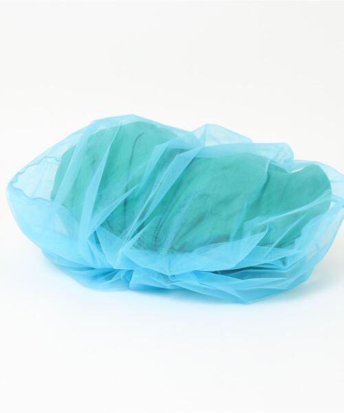 HELOYSE(エロイーズ)の「【HELOYSE/エロイーズ】balloon tulle bag S(トートバッグ・レディース・グリーン/キャメル・FREE)」の6枚目の写真
