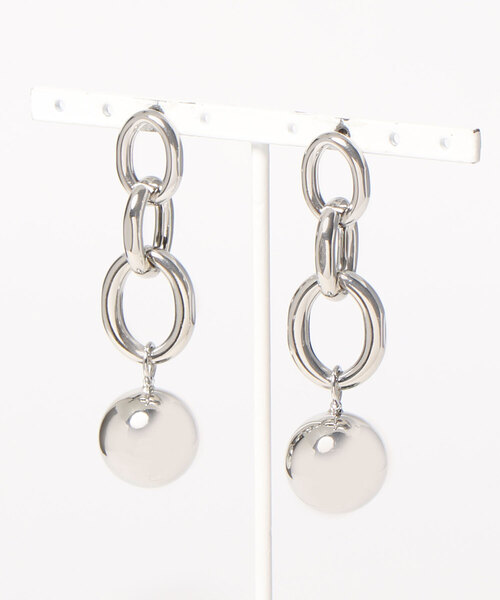 AMERICAN HOLIC(アメリカンホリック)の「メタルボールサガリピアス(ピアス(両耳用)・レディース・ゴールド/シルバー・FREE)」の2枚目の写真