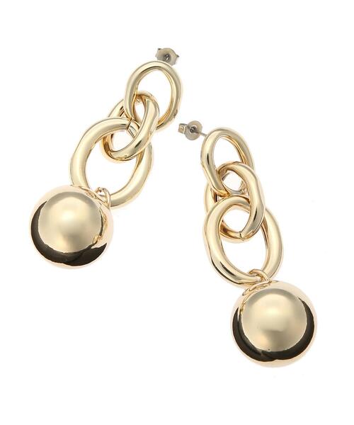 AMERICAN HOLIC(アメリカンホリック)の「メタルボールサガリピアス(ピアス(両耳用)・レディース・ゴールド/シルバー・FREE)」の8枚目の写真