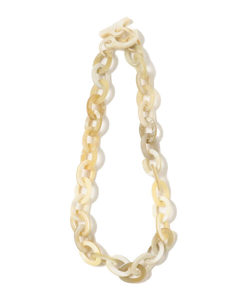 Ray BEAMS(レイビームス)の「L'INDO CHINEUR / Oval Ring ネックレス(ネックレス・レディース・その他・ONE SIZE)」の1枚目の写真