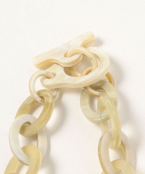 Ray BEAMS(レイビームス)の「L'INDO CHINEUR / Oval Ring ネックレス(ネックレス・レディース・その他・ONE SIZE)」の2枚目の写真