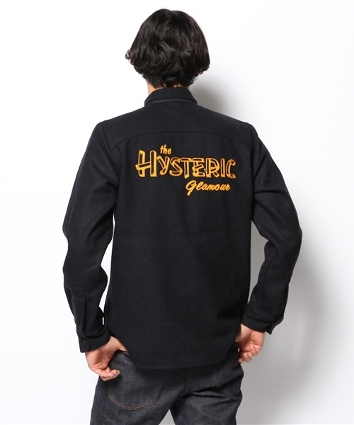 HYSTERIC GLAMOUR(ヒステリックグラマー)の「HYS LOUNGE SIGN刺繍 マッキノーSH(シャツ/ブラウス・メンズ・ピンク系その他/ネイビー/グレー系その他・SMALL/LARGE/MEDIUM)」の12枚目の写真