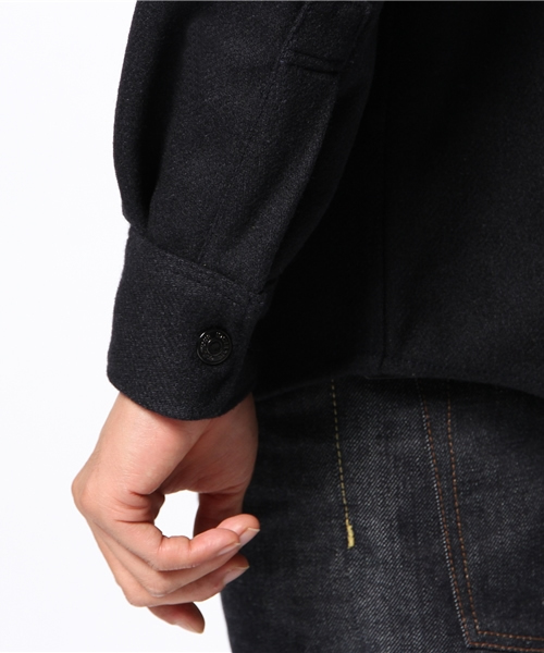HYSTERIC GLAMOUR(ヒステリックグラマー)の「HYS LOUNGE SIGN刺繍 マッキノーSH(シャツ/ブラウス・メンズ・ピンク系その他/ネイビー/グレー系その他・SMALL/LARGE/MEDIUM)」の15枚目の写真