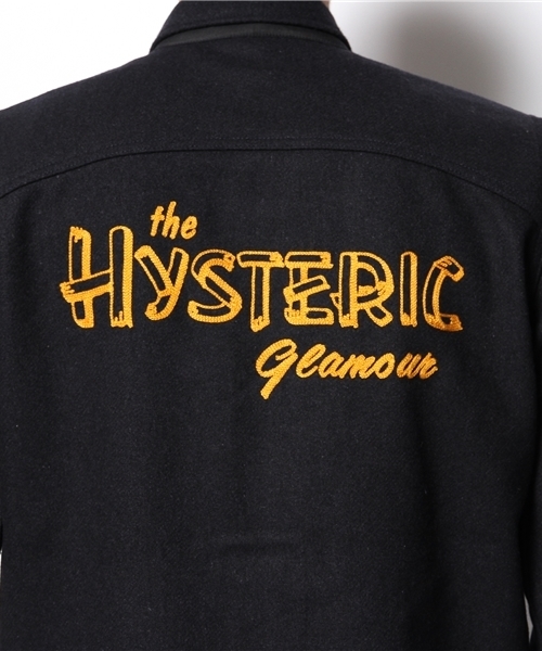 HYSTERIC GLAMOUR(ヒステリックグラマー)の「HYS LOUNGE SIGN刺繍 マッキノーSH(シャツ/ブラウス・メンズ・ピンク系その他/ネイビー/グレー系その他・SMALL/LARGE/MEDIUM)」の8枚目の写真