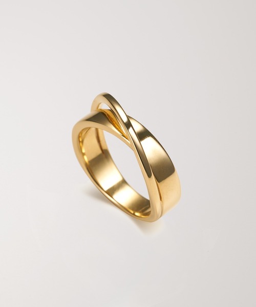 PAS TIERRA（パティエラ）の「－Lien－ プラクロスリング（リング・レディース・シルバー/イエローゴールド・#15/#13/#11/#9）」の4枚目の写真