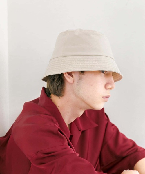 URBAN RESEARCH（アーバンリサーチ）の「URBAN RESEARCH iD　ナイロンバケットハット（ハット・メンズ・ブラック/グレー系その他・FREE）」の5枚目の写真