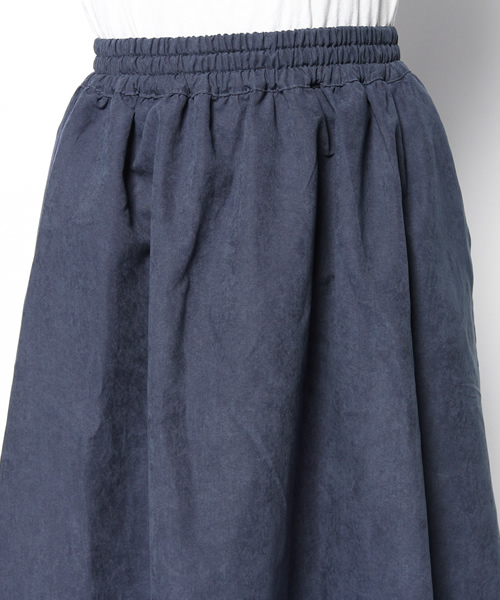 CIAOPANIC（チャオパニック）の「【Ciaopanic】ピーチ起毛ミドルフレアSK（スカート・レディース・カーキ/ネイビー・FREE）」の6枚目の写真