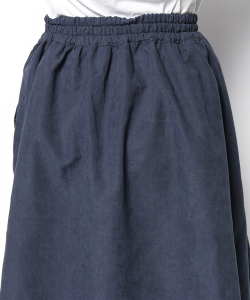 CIAOPANIC（チャオパニック）の「【Ciaopanic】ピーチ起毛ミドルフレアSK（スカート・レディース・カーキ/ネイビー・FREE）」の7枚目の写真