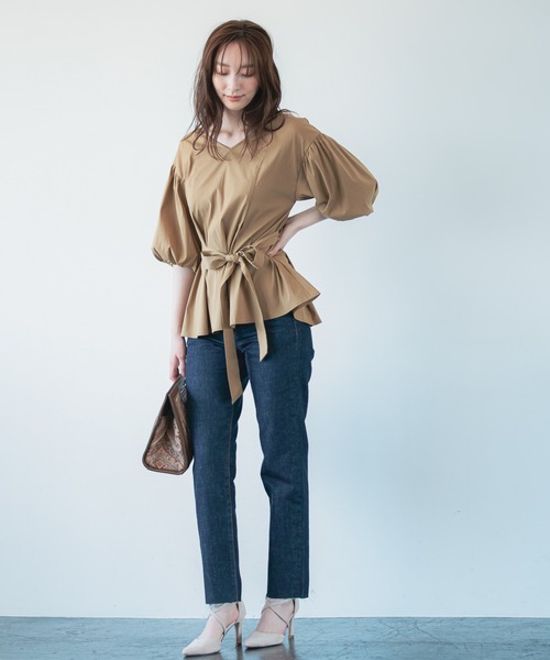 Andemiu(アンデミュウ)の「カットオフデニム214876(デニムパンツ・レディース・グレー/インディゴブルー・SMALL/MEDIUM)」の17枚目の写真