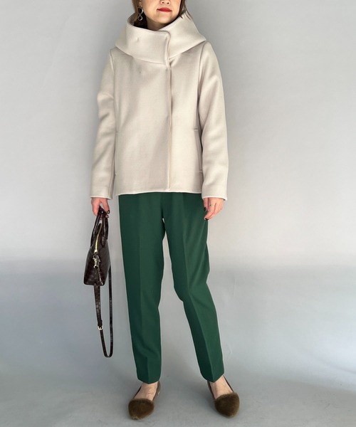 PICCIN(ピッチン)の「ジャージメルトンコート(その他アウター・レディース・ネイビー/サックスブルー/アイボリー・L/M)」の13枚目の写真
