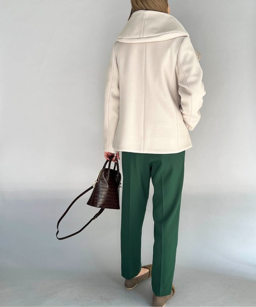 PICCIN(ピッチン)の「ジャージメルトンコート(その他アウター・レディース・ネイビー/サックスブルー/アイボリー・L/M)」の10枚目の写真