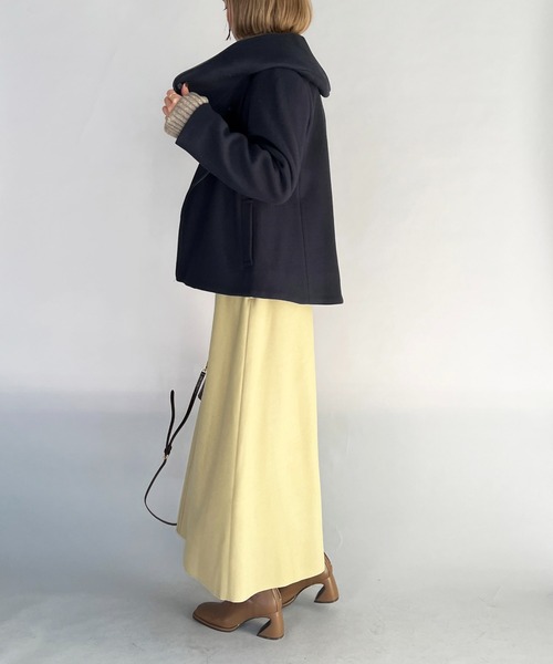 PICCIN(ピッチン)の「ジャージメルトンコート(その他アウター・レディース・ネイビー/サックスブルー/アイボリー・L/M)」の18枚目の写真