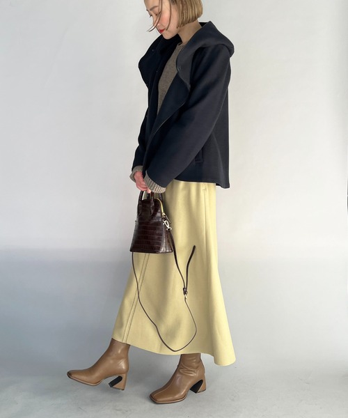 PICCIN(ピッチン)の「ジャージメルトンコート(その他アウター・レディース・ネイビー/サックスブルー/アイボリー・L/M)」の20枚目の写真