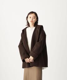 CITEN | <CITEN(シテン)>ソフトリバー フ―ディー ガウンコート(その他アウター)