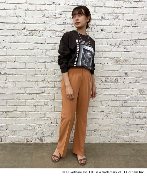 GOOD ROCK SPEED（グッドロックスピード）の「LIFE TEE01（Tシャツ/カットソー・レディース・ブラウン・FREE）」の4枚目の写真