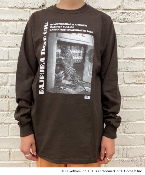 GOOD ROCK SPEED（グッドロックスピード）の「LIFE TEE01（Tシャツ/カットソー・レディース・ブラウン・FREE）」の5枚目の写真