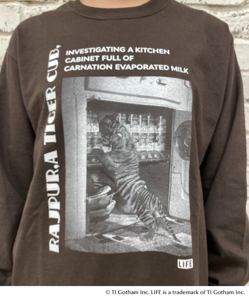 GOOD ROCK SPEED（グッドロックスピード）の「LIFE TEE01（Tシャツ/カットソー・レディース・ブラウン・FREE）」の9枚目の写真