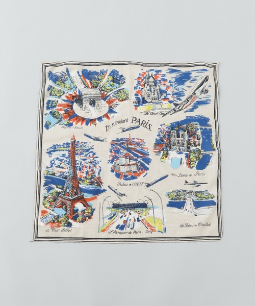 BINDU（ビンドゥー）の「バンダナ　Paris（バンダナ/スカーフ・レディース・ゴールド/ナチュラル・FREE）」の8枚目の写真