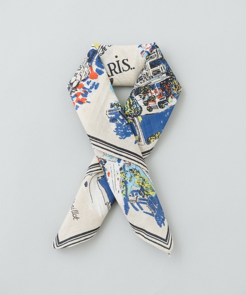 BINDU（ビンドゥー）の「バンダナ　Paris（バンダナ/スカーフ・レディース・ゴールド/ナチュラル・FREE）」の9枚目の写真