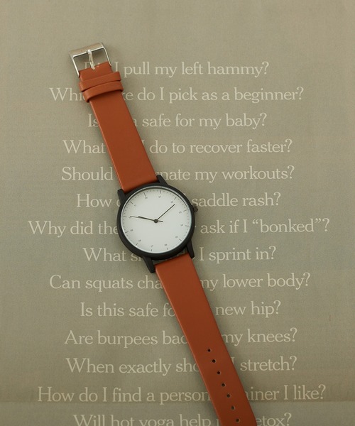 VIBGYOR（ヴィブジョー）の「【VIBGYOR BY AS】time scale腕時計(MAN)（アナログ腕時計・レディース・ブラック/ブラウン・FREE）」の2枚目の写真