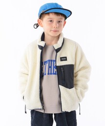【WEB限定/一部SHIPS KIDS別注】TAION:100~140cm / キッズ ボア リバーシブル ダウン ジャケット