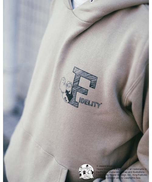 FIDELITY(フィデリティ)の「【FIDELITY フィデリティ】MEN'S POPEYE LOOP WHEEL SWEAT HOOD PARKA(パーカー・メンズ・ネイビー/オリーブ/ミックスグレー/ナチュラル・MEDIUM/LARGE/X-LARGE)」の18枚目の写真