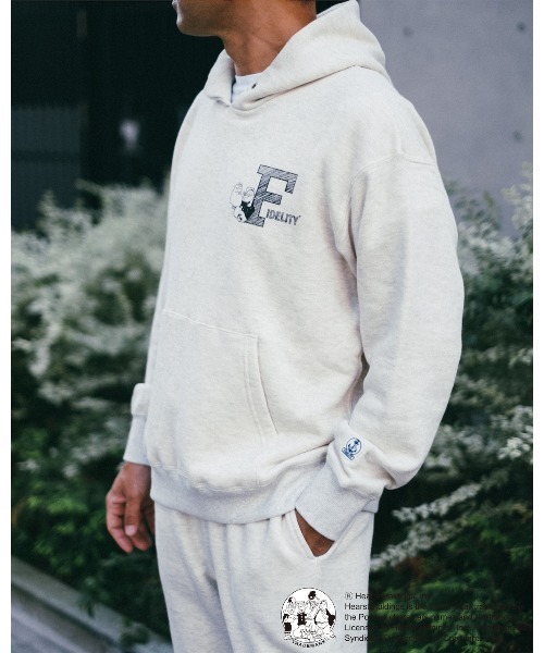 FIDELITY(フィデリティ)の「【FIDELITY フィデリティ】MEN'S POPEYE LOOP WHEEL SWEAT HOOD PARKA(パーカー・メンズ・ネイビー/オリーブ/ミックスグレー/ナチュラル・MEDIUM/LARGE/X-LARGE)」の12枚目の写真