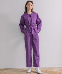 AULA AILA | フロントジップジャンプスーツ(つなぎ/オールインワン)