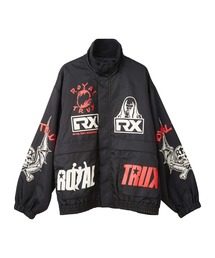 HYSTERIC GLAMOUR | ROYAL TRUX/ART SCRATCH スタンドカラーブルゾン(ブルゾン)