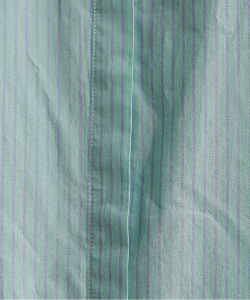 feepur(フェピュール)の「バンドカラーオーバーシャツワンピース(シャツワンピース・レディース・サックスブルー/ホワイト/ブラック/グリーン・MEDIUM)」の8枚目の写真