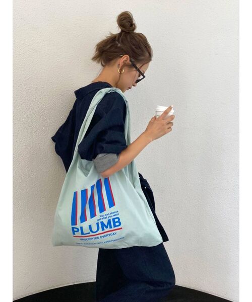 Ungrid（アングリッド）の「カラーロゴエコバッグ（エコバッグ/サブバッグ・レディース・オフホワイト/オレンジ/グリーン系その他/ブルー/ネイビー/ベージュ・FREE）」の5枚目の写真