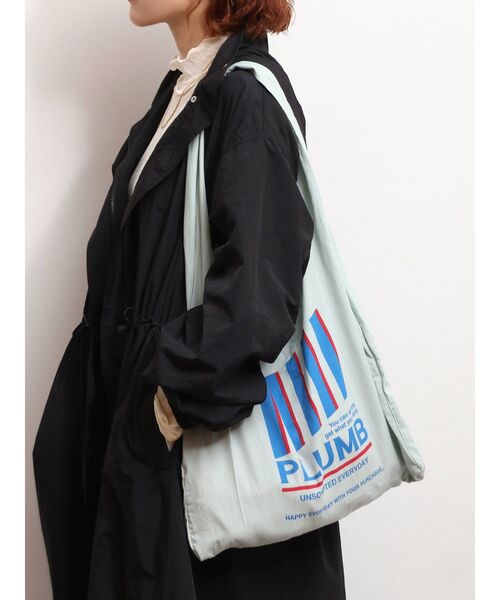 Ungrid（アングリッド）の「カラーロゴエコバッグ（エコバッグ/サブバッグ・レディース・オフホワイト/オレンジ/グリーン系その他/ブルー/ネイビー/ベージュ・FREE）」の14枚目の写真