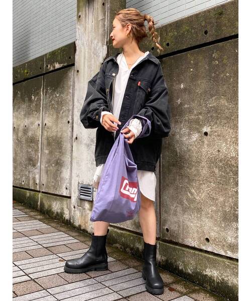 Ungrid（アングリッド）の「カラーロゴエコバッグ（エコバッグ/サブバッグ・レディース・オフホワイト/オレンジ/グリーン系その他/ブルー/ネイビー/ベージュ・FREE）」の15枚目の写真