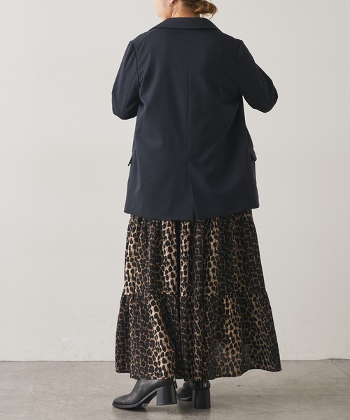 Omekashi（オメカシ）の「レオパードティアードワンピース（ワンピース・レディース・グレー/キャメル・FREE/38）」の17枚目の写真