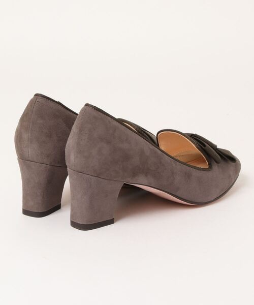 JILLSTUART shoe（ジルスチュアート　シュー）の「グログランリボンスクエアトゥパンプス（パンプス・レディース・ブラック/サンドベージュ/グリーン・24.5cm/24.0cm/23.0cm/22.5cm/23.5cm）」の5枚目の写真