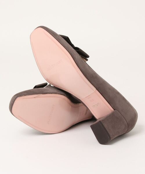 JILLSTUART shoe（ジルスチュアート　シュー）の「グログランリボンスクエアトゥパンプス（パンプス・レディース・ブラック/サンドベージュ/グリーン・24.5cm/24.0cm/23.0cm/22.5cm/23.5cm）」の4枚目の写真