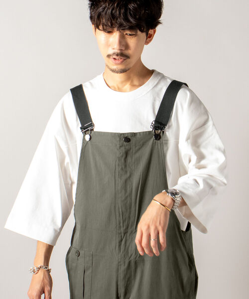 GLOSTER（グロスター）の「【GLOSTER/グロスター】ミリタリーオーバーオール ユーロワーク（サロペット/オーバーオール・メンズ・ブラック/グレー/オリーブ・MEDIUM/LARGE）」の8枚目の写真