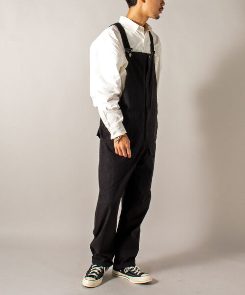 GLOSTER（グロスター）の「【GLOSTER/グロスター】ミリタリーオーバーオール ユーロワーク（サロペット/オーバーオール・メンズ・ブラック/グレー/オリーブ・MEDIUM/LARGE）」の9枚目の写真