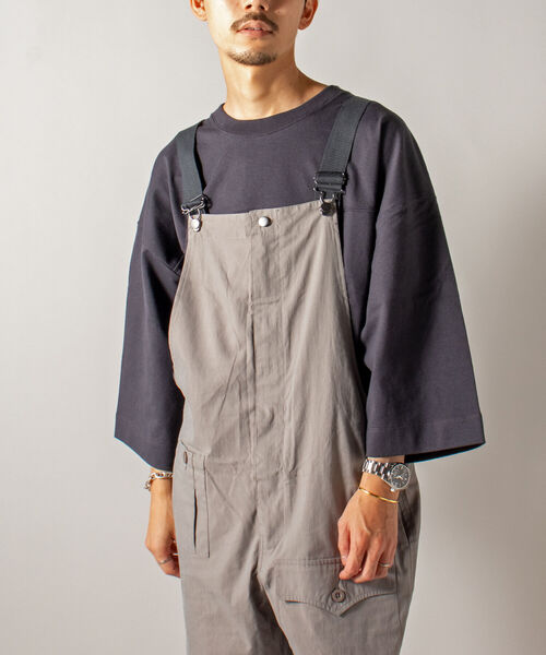 GLOSTER（グロスター）の「【GLOSTER/グロスター】ミリタリーオーバーオール ユーロワーク（サロペット/オーバーオール・メンズ・ブラック/グレー/オリーブ・MEDIUM/LARGE）」の13枚目の写真