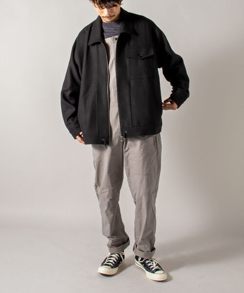 GLOSTER（グロスター）の「【GLOSTER/グロスター】ミリタリーオーバーオール ユーロワーク（サロペット/オーバーオール・メンズ・ブラック/グレー/オリーブ・MEDIUM/LARGE）」の6枚目の写真