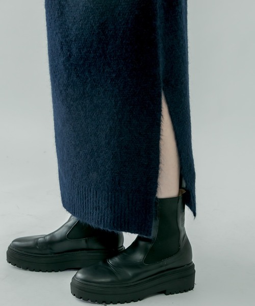 mystic(ミスティック)の「ロングニットベスト(ワンピース・レディース・チャコールグレー/ネイビー・FREE)」の15枚目の写真