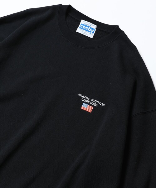 FREAK'S STORE(フリークスストア)の「WEB限定 GERRY COSBY×FREAK'S STORE/ジェリーコスビー 別注 ビッグシルエット アスレチック刺繍ロゴ クルーネックスウェット(スウェット・メンズ・ブラック/杢グレー/ネイビー/ダークグリーン・SMALL/MEDIUM/LARGE/X-LARGE)」の13枚目の写真