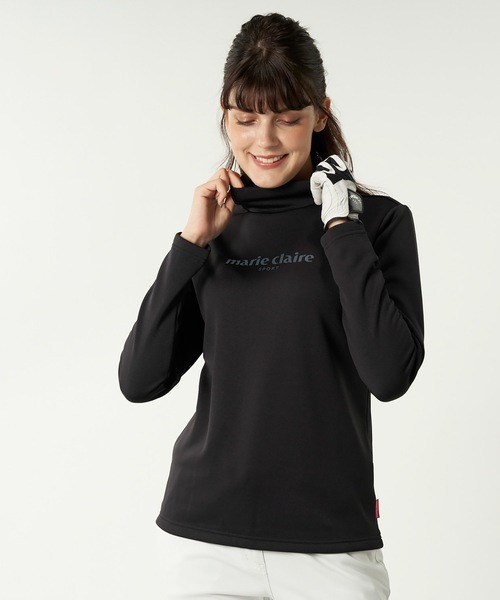 marie claire(マリ・クレール)の「【marie claire:マリ・クレール】レディース長袖ハイネックインナーシャツ / ゴルフウェア(Tシャツ/カットソー・レディース・ホワイト/ブラック/ネイビー・MEDIUM/LARGE/X-LARGE/XX-LARGE)」の21枚目の写真