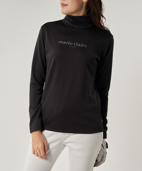 marie claire(マリ・クレール)の「【marie claire:マリ・クレール】レディース長袖ハイネックインナーシャツ / ゴルフウェア(Tシャツ/カットソー・レディース・ホワイト/ブラック/ネイビー・MEDIUM/LARGE/X-LARGE/XX-LARGE)」の15枚目の写真