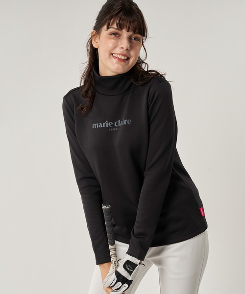 marie claire(マリ・クレール)の「【marie claire:マリ・クレール】レディース長袖ハイネックインナーシャツ / ゴルフウェア(Tシャツ/カットソー・レディース・ホワイト/ブラック/ネイビー・MEDIUM/LARGE/X-LARGE/XX-LARGE)」の16枚目の写真