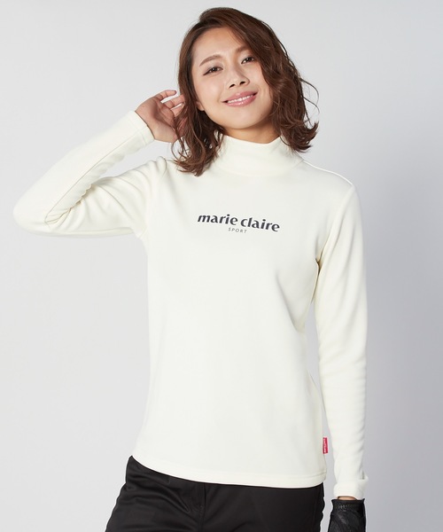 marie claire(マリ・クレール)の「【marie claire:マリ・クレール】レディース長袖ハイネックインナーシャツ / ゴルフウェア(Tシャツ/カットソー・レディース・ホワイト/ブラック/ネイビー・MEDIUM/LARGE/X-LARGE/XX-LARGE)」の13枚目の写真