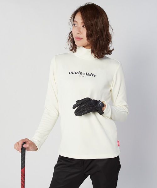 marie claire(マリ・クレール)の「【marie claire:マリ・クレール】レディース長袖ハイネックインナーシャツ / ゴルフウェア(Tシャツ/カットソー・レディース・ホワイト/ブラック/ネイビー・MEDIUM/LARGE/X-LARGE/XX-LARGE)」の20枚目の写真